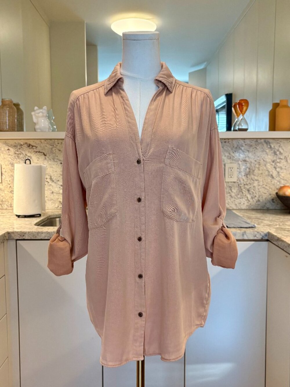 Zara Button-Down Long Sleeve Shirt